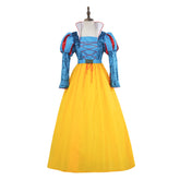 Snow White Princess Yellow Dress Red Cloak Set Outfits Cosplay Costume